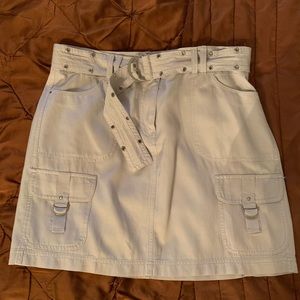 White House Black Market - Cargo Skirt with belt.